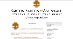 Desktop Screenshot of bartonbartonaspinwall.wfadv.com