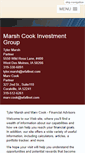 Mobile Screenshot of marshcookinvestment.wfadv.com