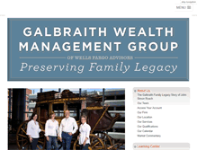 Tablet Screenshot of galbraithgroup.wfadv.com