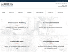 Tablet Screenshot of andersonwealthmgmtgroup.wfadv.com