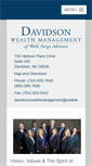 Mobile Screenshot of davidsonwealthmgt.wfadv.com