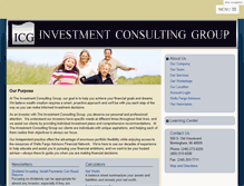 Tablet Screenshot of investmentconsultinggroup.wfadv.com
